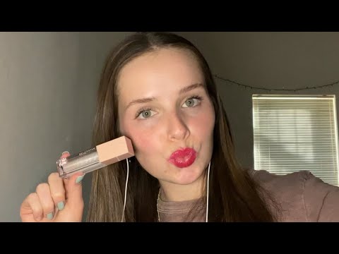 ASMR MOUTH SOUNDS and LIPGLOSS APPLICATION and KISSES👄💋❤️🥰