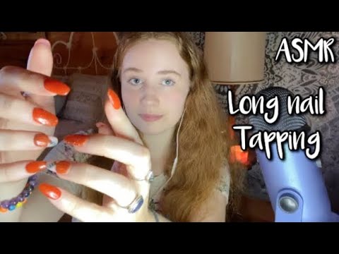 ASMR Straight Nail On Nail Tapping | Long Acrylics | EXTRA VIDEO! ✨