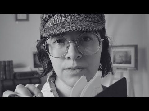 ASMR Noir Detective Investigates You | note-taking & personal attention to discover the truth