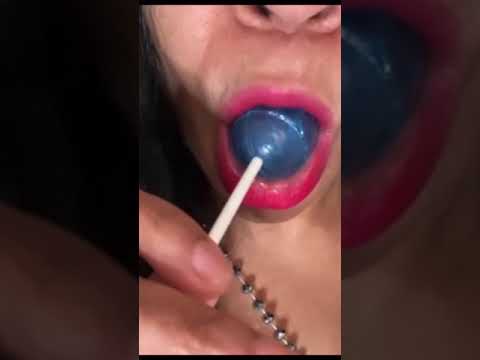 Lollipop ASMR Licking a Blow Pop