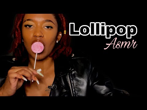 Lollipop 🍭 licking Asmr Double layer sounds.