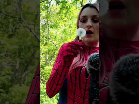 Spiderman | spidergirl ASMR🤪 #asmr #sleep #mouthsounds #triggers
