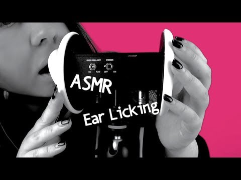 ASMR Licking Honey Off Your Ears+Massage