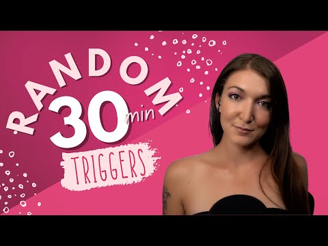 ASMR | 30min of Random Triggers, Chat and Update