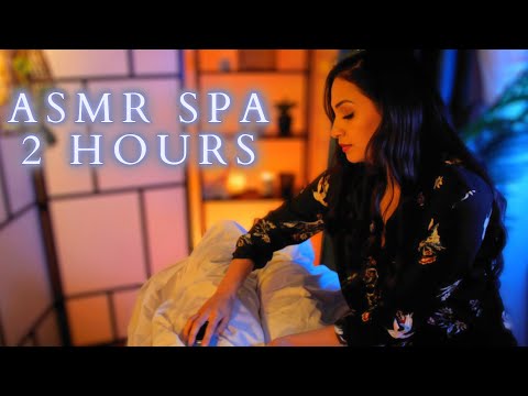 ASMR 2 Hours of Spa Treatments | Hair Brushing, Layered Sounds for Sleep