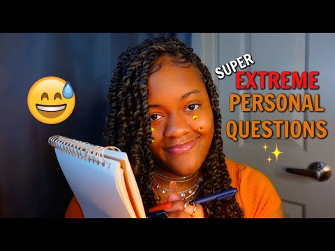 ASMR - ASKING YOU EXTREMELY PERSONAL QUESTIONS 😅😧🖊️ PT.3 (YIKES...INTENSE)😳