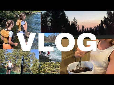 Asmr vlog of my day (rafting, pickle ball and more!)