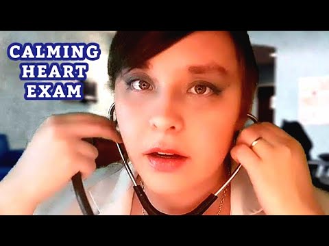 ASMR Calming Heart Exam And EKG After Your Crazy Stressful Adventure (w real doctor)