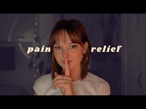 ASMR guided sleep meditation for pain relief + gentle rain sounds (bodyscan, positive affirmations)