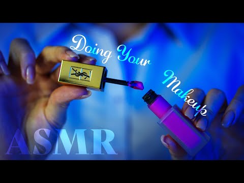 ASMR ~ Doing Your Makeup ~ Personal Attention, Layered + Mouth sounds (no talking) [4K]