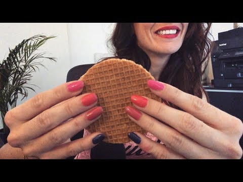 ASMR - Fast Tapping on Cookies - No Talking