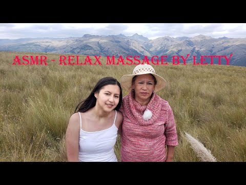 ASMR RELAXING MASSAGE  BY LETTY, SPECIAL ANTI - STRESS MASSAGE  IN CUENCA´S MOORE