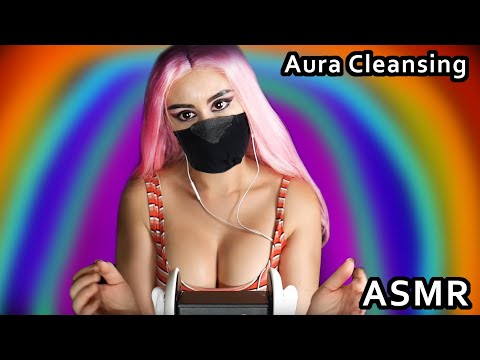 Aura cleansing + Ear massage + Reiki positive vibes ASMR