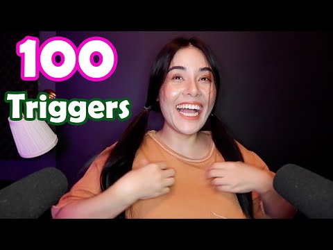 ASMR 100 TRIGGERS IN 9 MINUTES - Scratching 36 FABRIC CLOTH