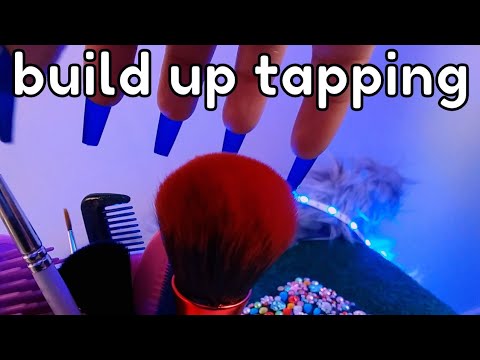 ASMR Lo-Fi Build Up Tapping and Scratching - No Talking