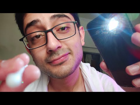 ASMR Cleaning your Eyes Roleplay