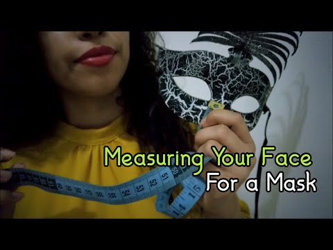 [ASMR] 📏 Measuring Your Face For A Mask Roleplay | Scribbling, Close Up, Personal Attention