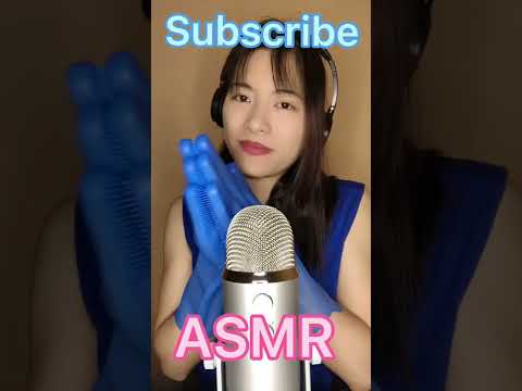ASMR Soap Gloves Relaxing Triggers Sounds #shorts #soap #triggers