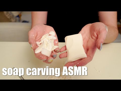 ASMR | soap cutting, tapping & scratching sounds | ASMRbyJ