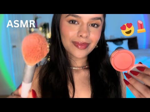 ASMR~ Bestie Does Your Makeup (Clicky Whisper, Mouth Sounds & Tapping) #asmr #asmrsounds