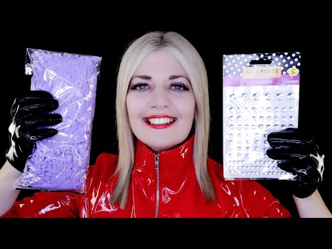ASMR The MOST Intense Cracking/Sticky PVC and Crinkle Sounds - Raincoat, Gloves, Packets, Plastic