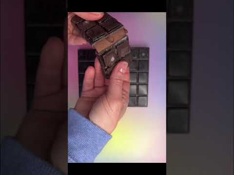 Crunchy Crackly Candle Clay Chocolates ASMR. Which one do you like better? #shorts