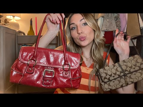 ASMR Bag Collection! 👛✨👜 (whisper rambles, tapping, scratching)