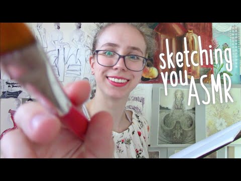 Artist sketches you || ASMR (soft spoken)