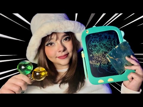 ASMR l Top 5 Triggers For Sleeping (Water Globes, Beeswax, Sketching, etc)