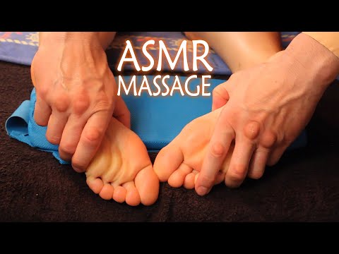 ASMR Relaxing Back, Leg and Foot Massage