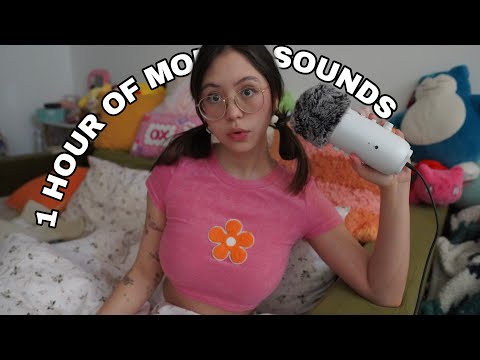 ASMR 1 Hour of Cozy Mouth Sounds (Wet & Dry, Slow & Fast) (Looped & No Talking)