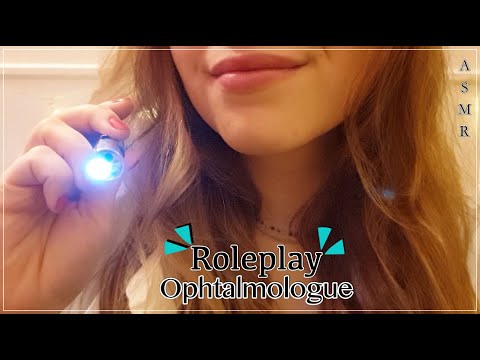 ASMR FRANÇAIS 🌸 ROLEPLAY OPHTALMOLOGUE (GLOVES, FACE TOUCHING AND MORE...) 🔍