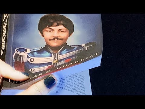 ASMR Whispering The Memoirs of Billy Shears [Page Flipping,Tapping, Page Turning]