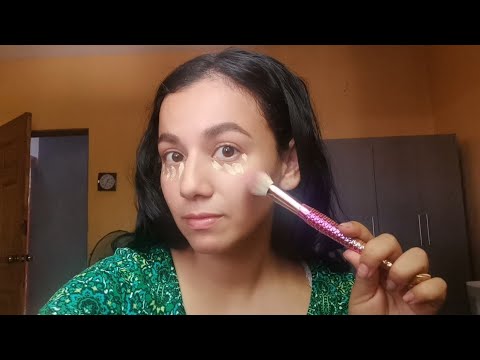 asmr semi inaudible binaural español makeup