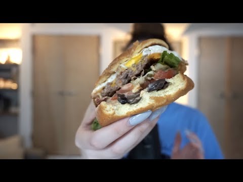 Burger Mukbang & 5 Lasts Challenge With HaleyJean ASMR