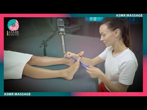 ASMR Foot and Feet relaxing massage by Adel