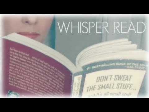 ASMR AUDIO WHISPER READ PART 2 ♡ From Inspirational/Self Help Book ♡