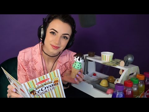Live ASMR | Wooden Toy Ice Cream Parlor ~ Choose Your Order