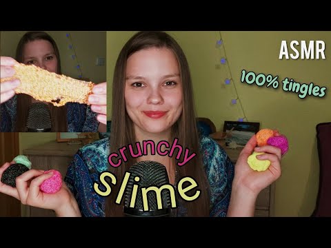 ASMR Crunchy Slime (Very Tingly Play Foam)