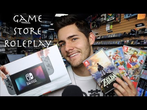 ASMR - Game Store Role-play (Soft Spoken, Male Voice, Tapping)