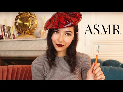ASMR Drawing You (French Artist, Face tracing, Personal Attention...)