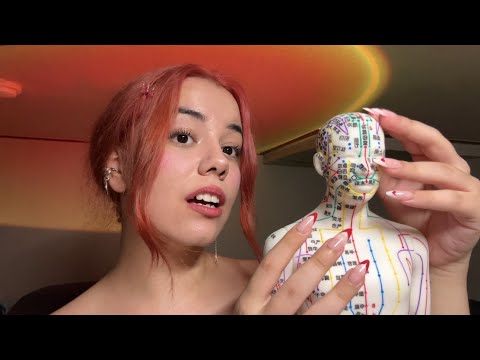 ASMR with an Acupuncture Doll | Massage, Tapping, Energy Cleansing