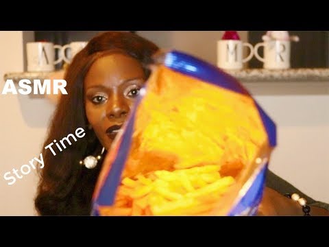 StoryTime ASMR Eating Snacks Hot Fries/Butterfinger | Bad Neighbors 😱