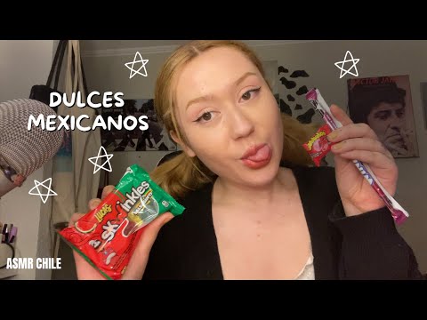 probando dulces mexicanos en asmr