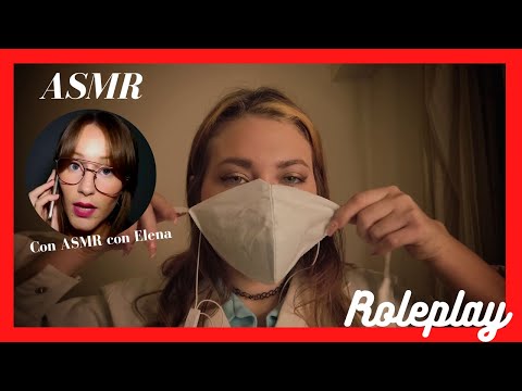 ASMR  secretaria + chequeo médico RP (Con ASMR con Elena)