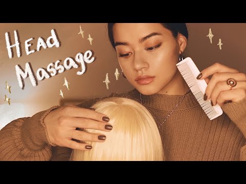 [ASMR] Gentle Head Massage for Your Relax| Scalp Scratching| Hair Brushing| Personal Attention