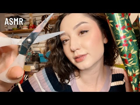 ASMR FAST & UP CLOSE PERSONAL ATTENTION 🎁 Wrapping You For Christmas