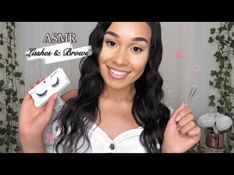 ASMR Doing Your Brows & Lash Extensions Roleplay (Personal Attention)