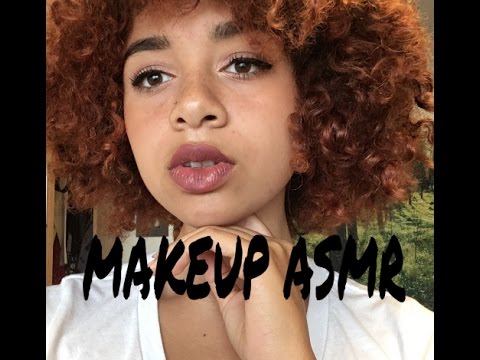 ASMR Doing Your Makeup ~ whispers, tapping and more