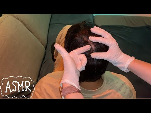 ASMR⚡️Weird but relaxing scalp check! (LOFI)